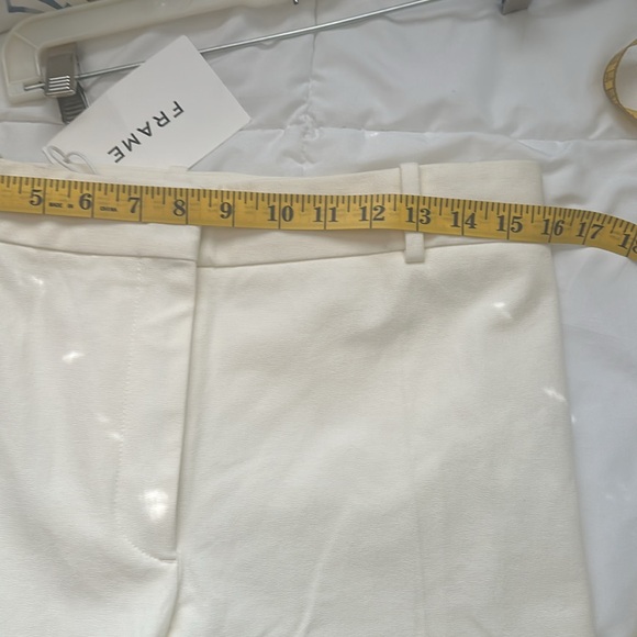 Frame Le High Flare Stretch Cotton Trouser Pants, Size 10 - Picture 10 of 13